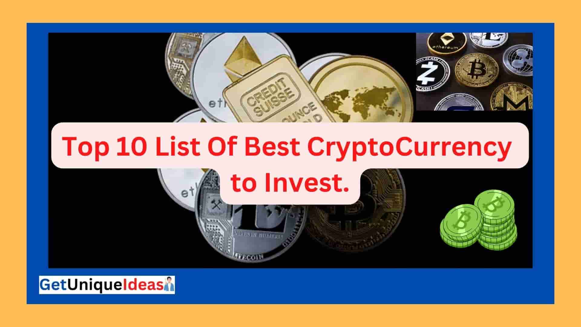 Best Cryptocurrency to invest