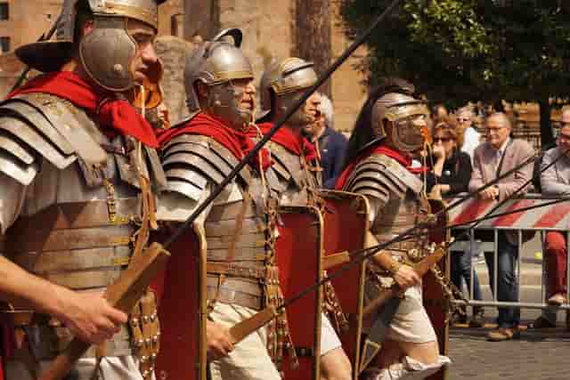 The average height of a Roman soldier