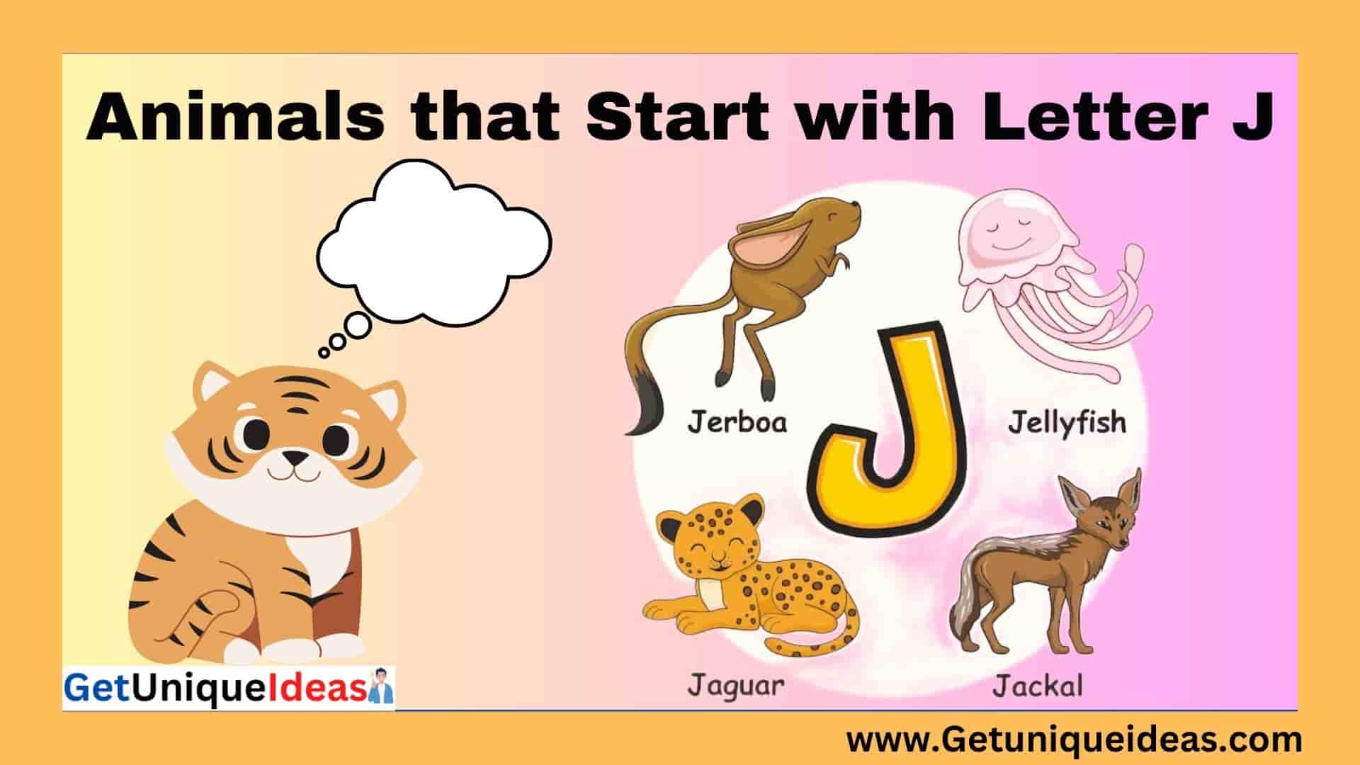 Animals that Start with J