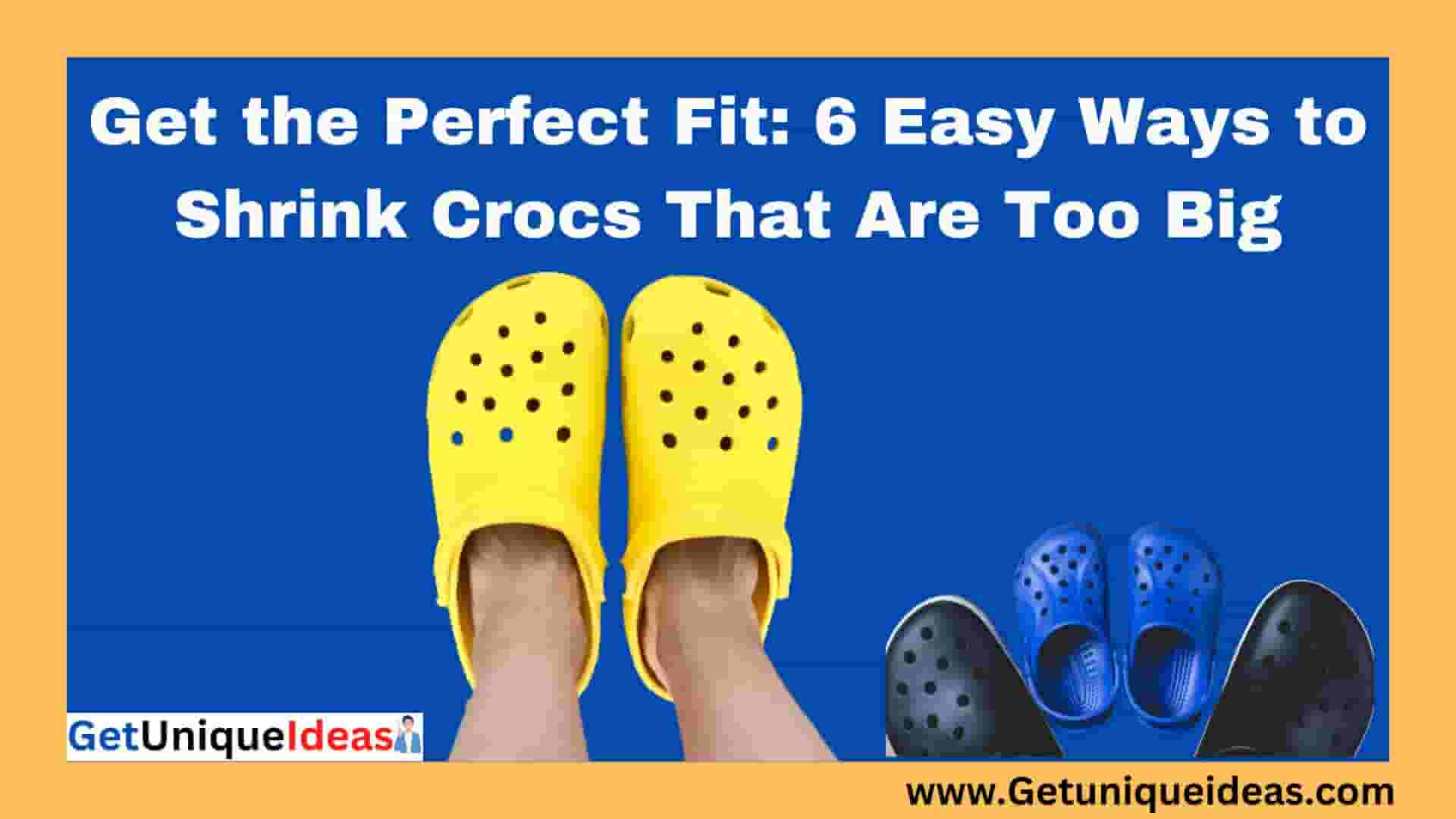 How to Shrink Crocs