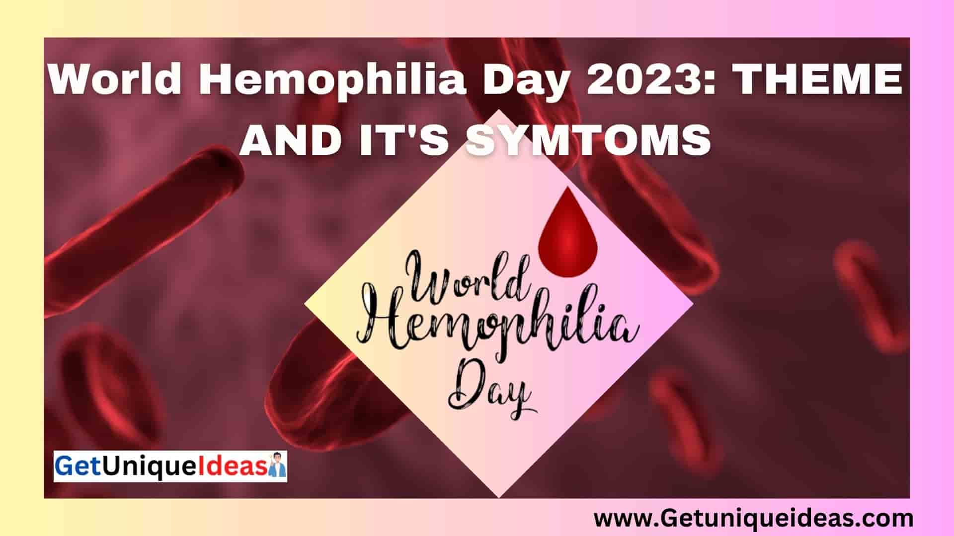 World Hemophilia Day 20203