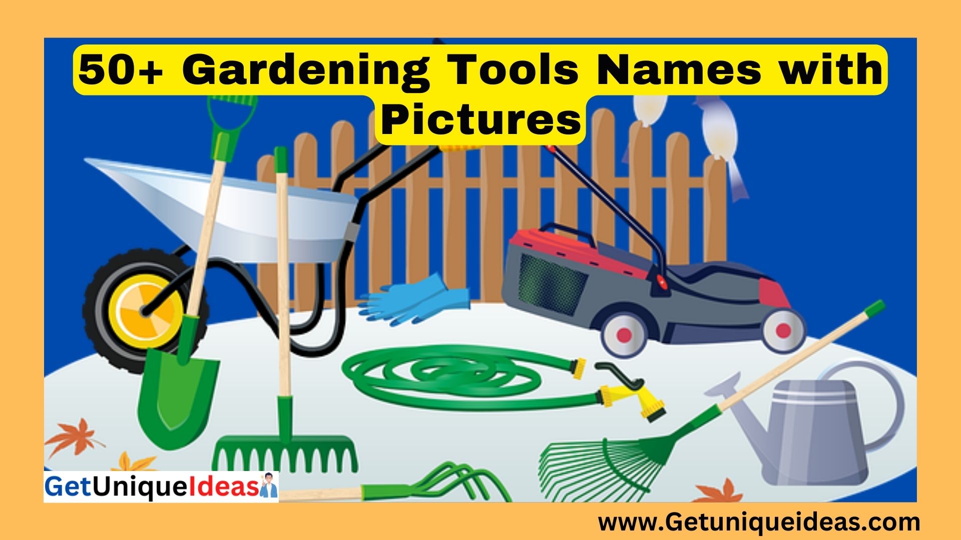 50+ Gardening Tools Names with Pictures